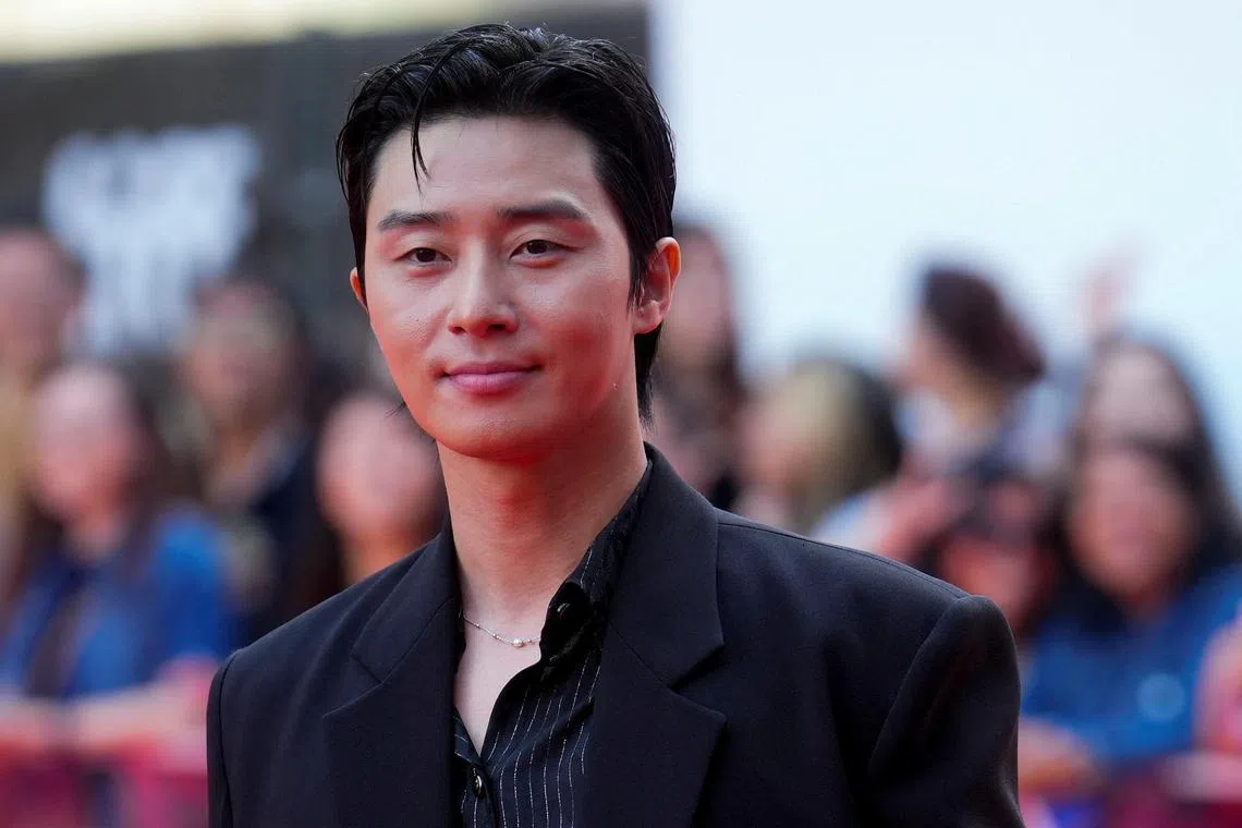 Cast member Park Seo-joon attends the North American premiere of "Concrete Utopia" at the Toronto International Film Festival (TIFF) in Toronto, Ontario, Canada September 10, 2023. REUTERS/Mark Blinch


