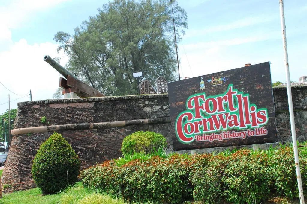 Among the sites gazetted was Fort Cornwallis.