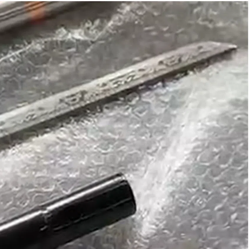 The two swords were declared as toys.