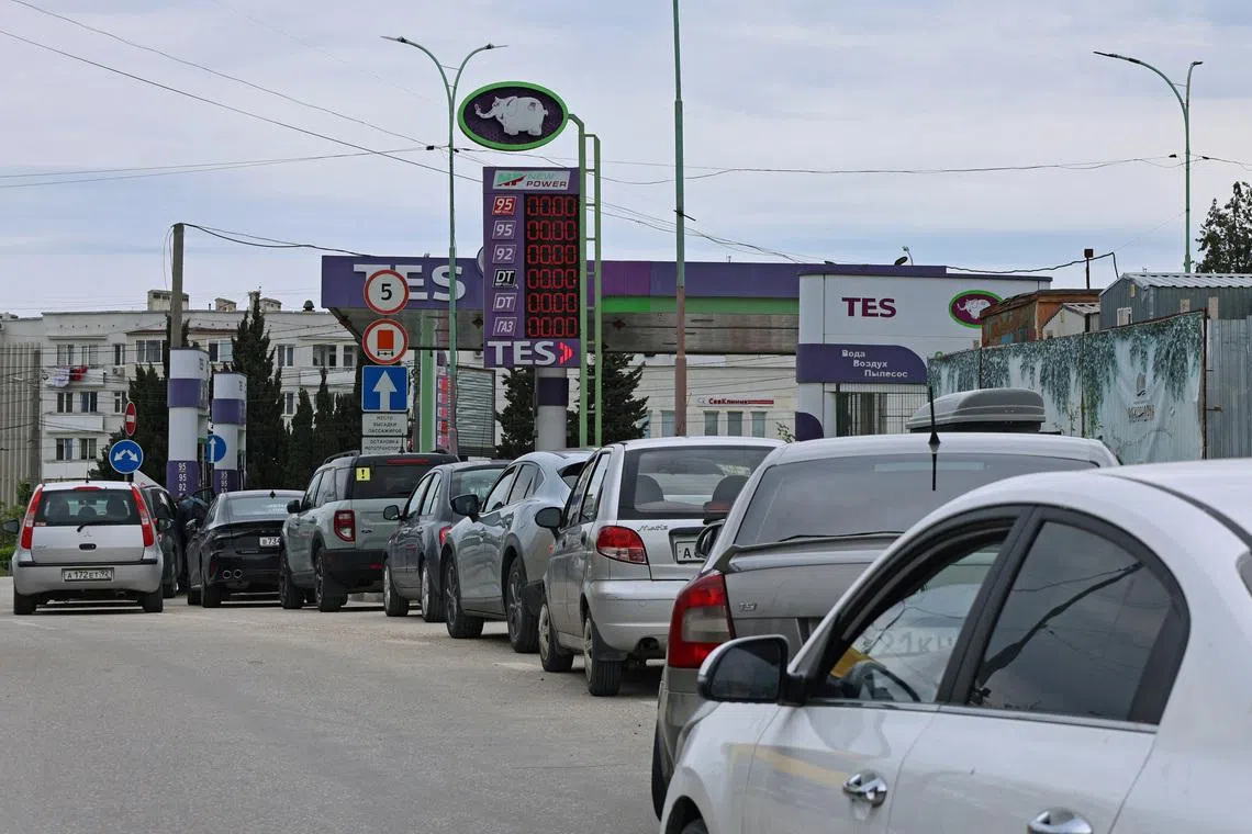 Russian-held Sevastopol suspends fuel distribution