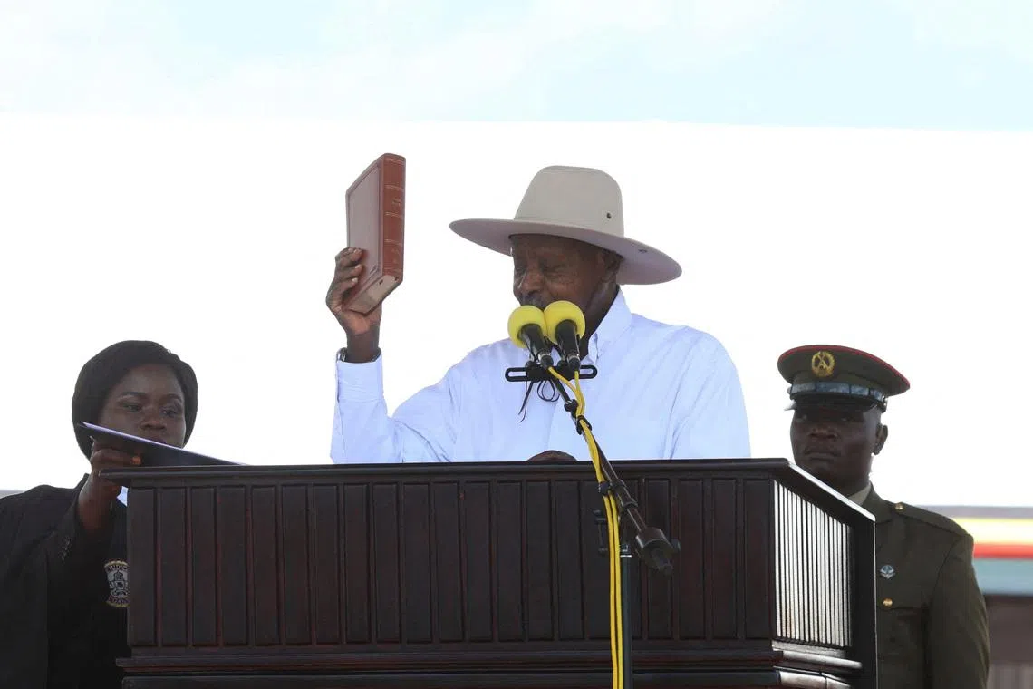 Uganda's President Museveni sworn in for seventh term