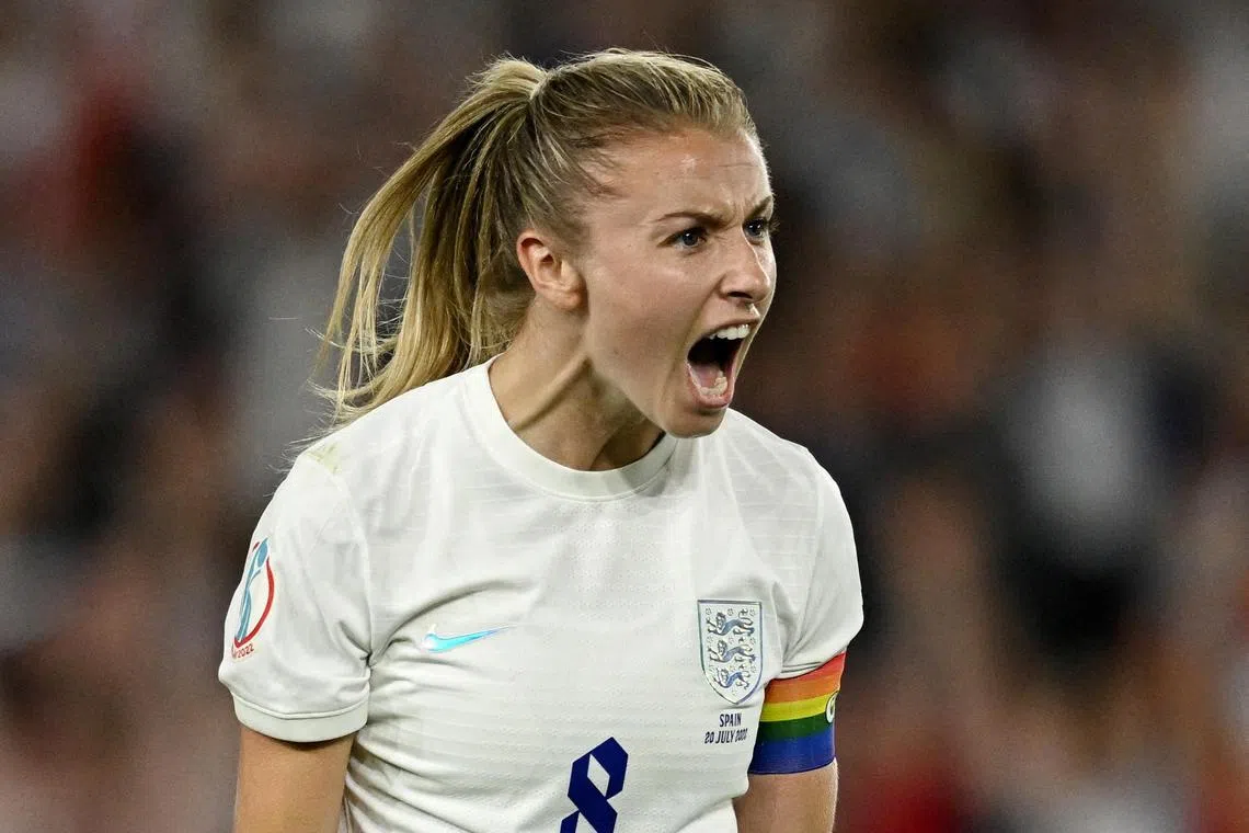 England's Leah Williamson suffers from endometriosis, a condition so painful it can lead her to collapsing onto the floor when she has a period.