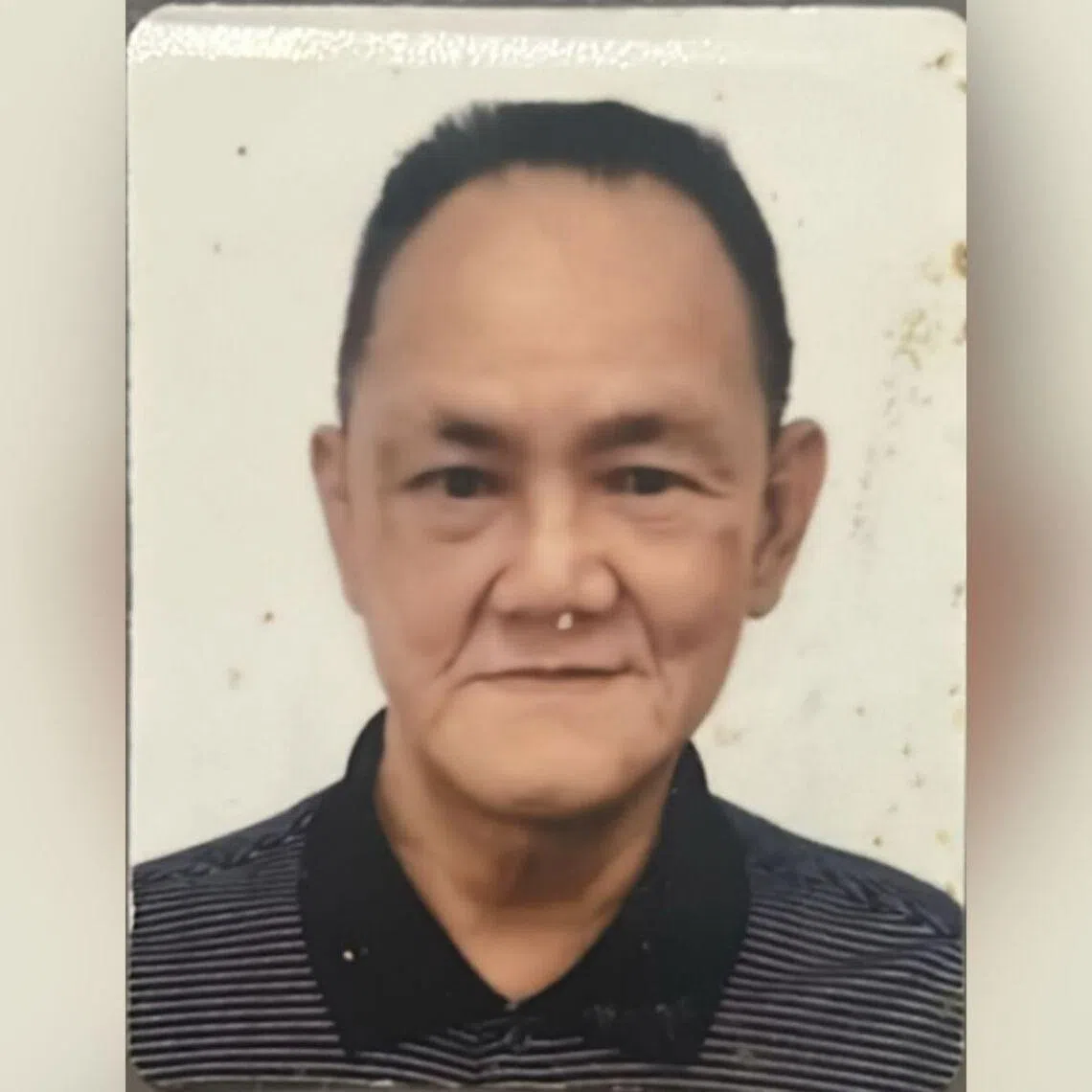Mr Lim Lai Huat, 70, was last seen near 1 Jurong West Central 2 at about 5.30pm on March 25.