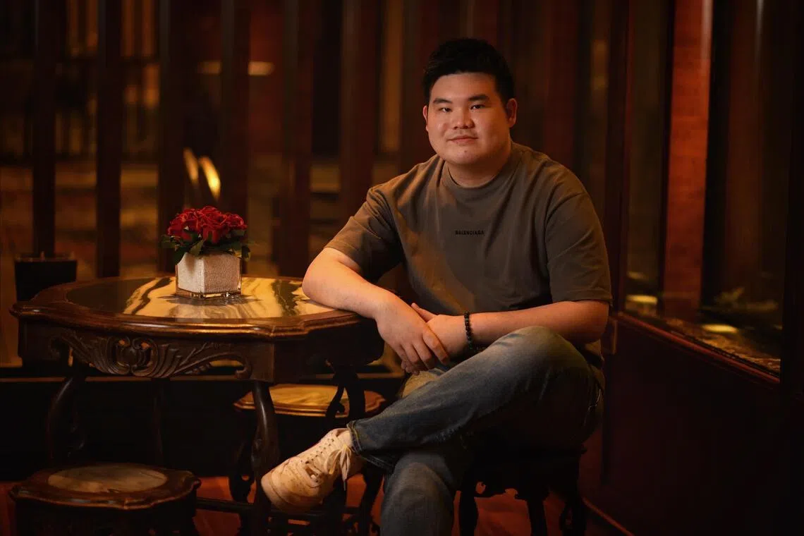 Singapore pool ace Aloysius Yapp at a dinner at the Copthorne King’s Hotel on July 21, held by Cuesports Singapore to celebrate his Sportsman of the Year Award.