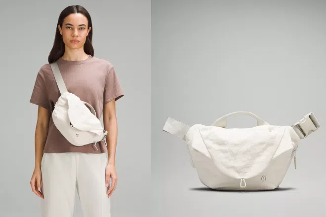 Melhor bolsa de ginástica para mulheres: Lululemon Curve Crossbody Bag 3L