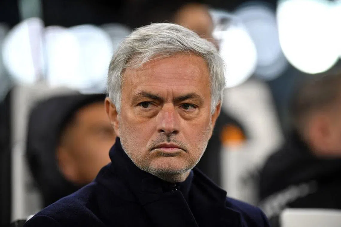 Soccer Football - Serie A - Juventus v AS Roma - Allianz Stadium, Turin, Italy - December 30, 2023  AS Roma coach Jose Mourinho REUTERS/Massimo Pinca/ File photo