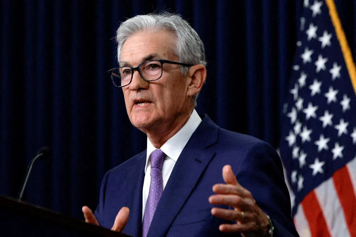 Fed chairman Jerome Powell said that Fed officials are more confident that price pressures are moderating.