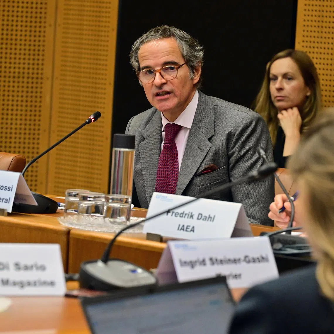 IAEA director-general Rafael Grossi (left) said it was important to educate people about what nuclear energy entails, existing safety networks and how other countries do it.