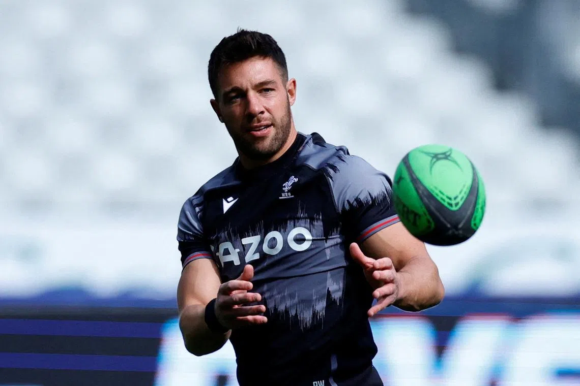 FILE PHOTO: Rugby Union - Six Nations Championship - Wales Captain's Run - Stade de France, Saint-Denis, France - March 17, 2023 Wales' Rhys Webb during training REUTERS/Sarah Meyssonnier/File Photo