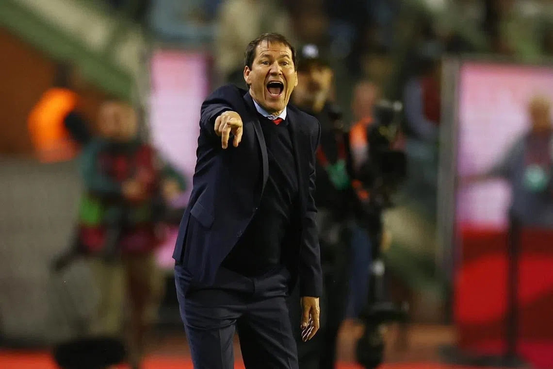 Soccer Football - European Qualifiers - Group J - Belgium v Wales - King Baudouin Stadium, Brussels, Belgium - June 9, 2025 Belgium coach Rudi Garcia reacts REUTERS/Yves Herman