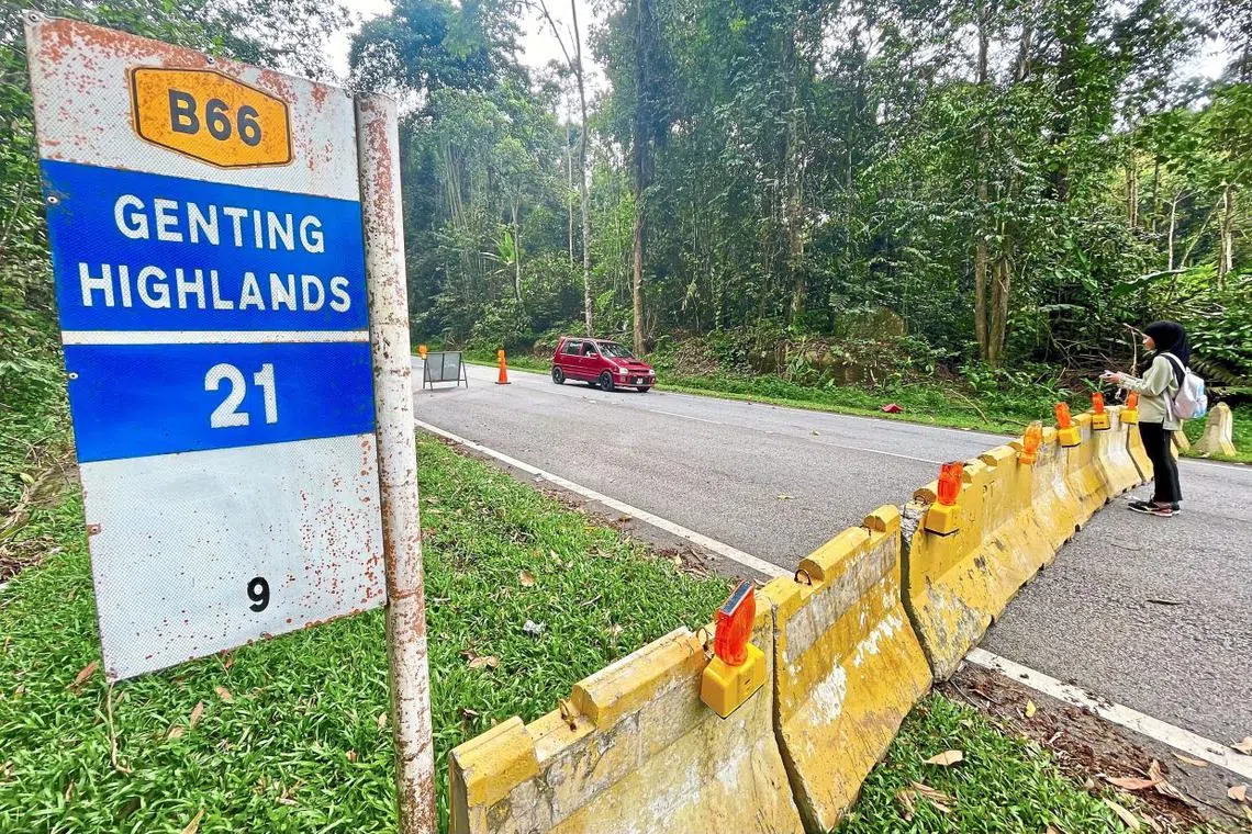 The Batang Kali-Genting Highlands road is still closed after a landslide in December 2022 claimed the lives of 31 people. 