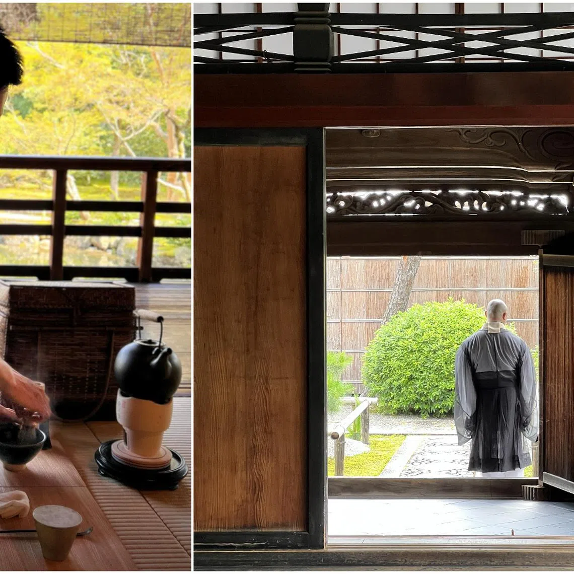 A Zen meditation and tea experience at Shunkoin Temple in Myoshin-ji Zen Temple Complex.