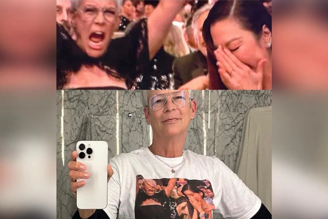 The photo of the two stars of Everything Everywhere All At Once had gone viral.