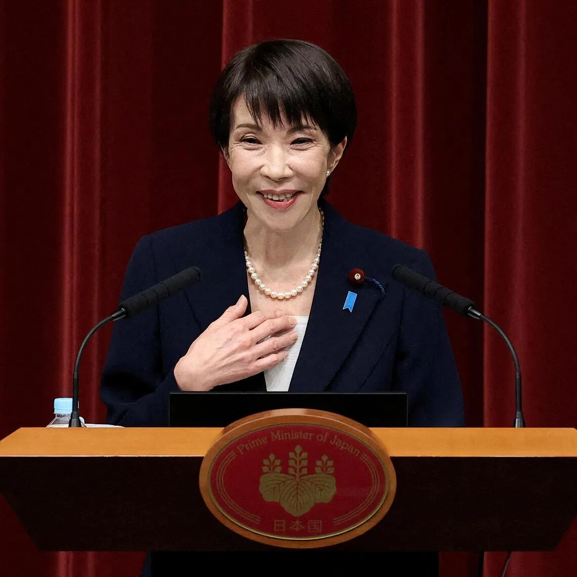 Prime Minister Sanae Takaichi skipped a sumo awards ceremony, reflecting her cautious approach to gender issues.