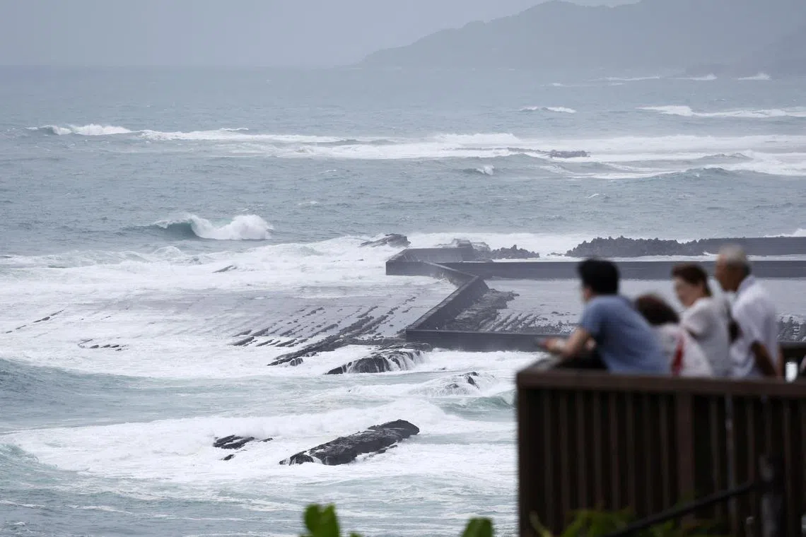 Typhoon Shanshan is expected to veer towards the main southern island of Kyushu later this week.