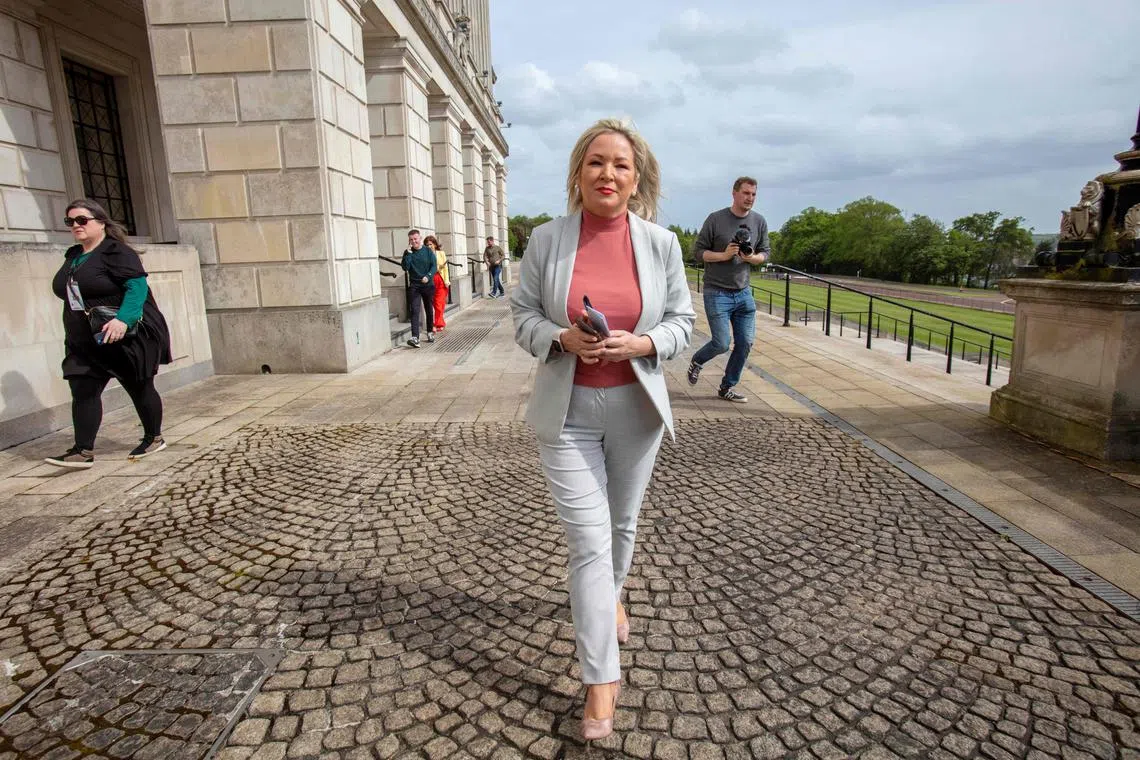 Mrs Michelle O’Neill has waited patiently to take up the role of first minister since her party became the British province’s biggest.