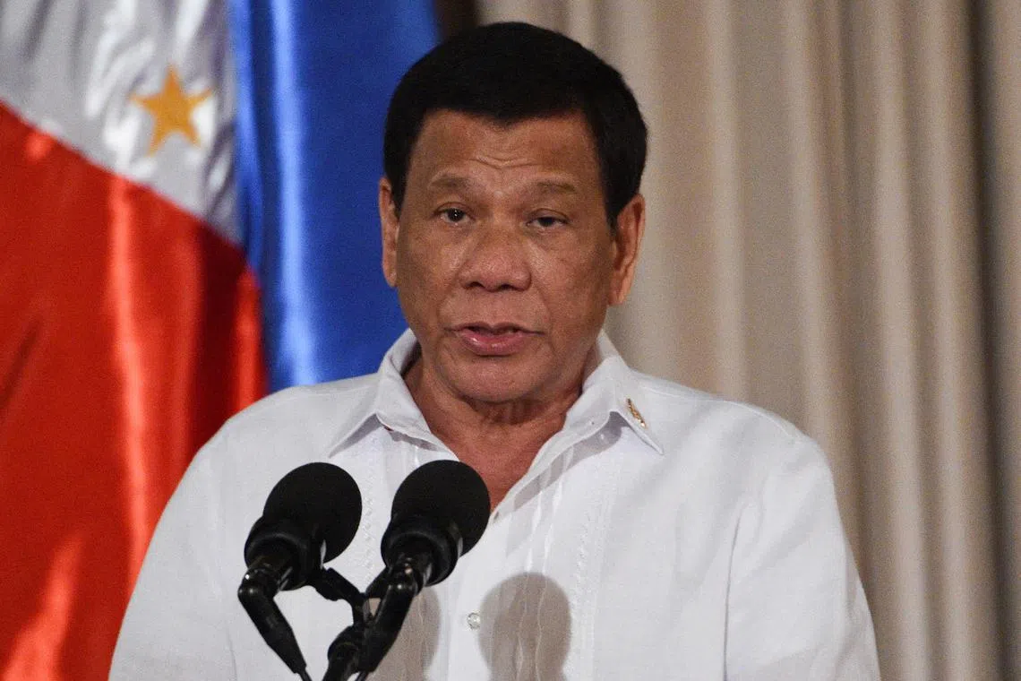 Mr Duterte has said he offered “no apologies, no excuses” for his actions while he was president.