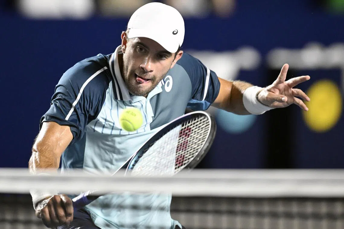 Croatian Coric produced a pristine performance with few unforced errors  to win 7-6(5) 6-4.