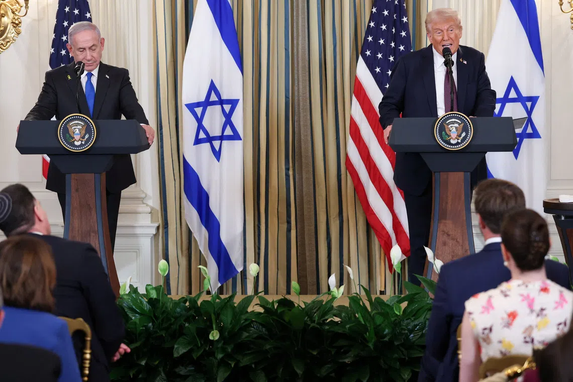 Israeli Prime Minister Benjamin Netanyahu said he supported US President Donald Trump's plan, warning Hamas of more devastation if it does not comply.