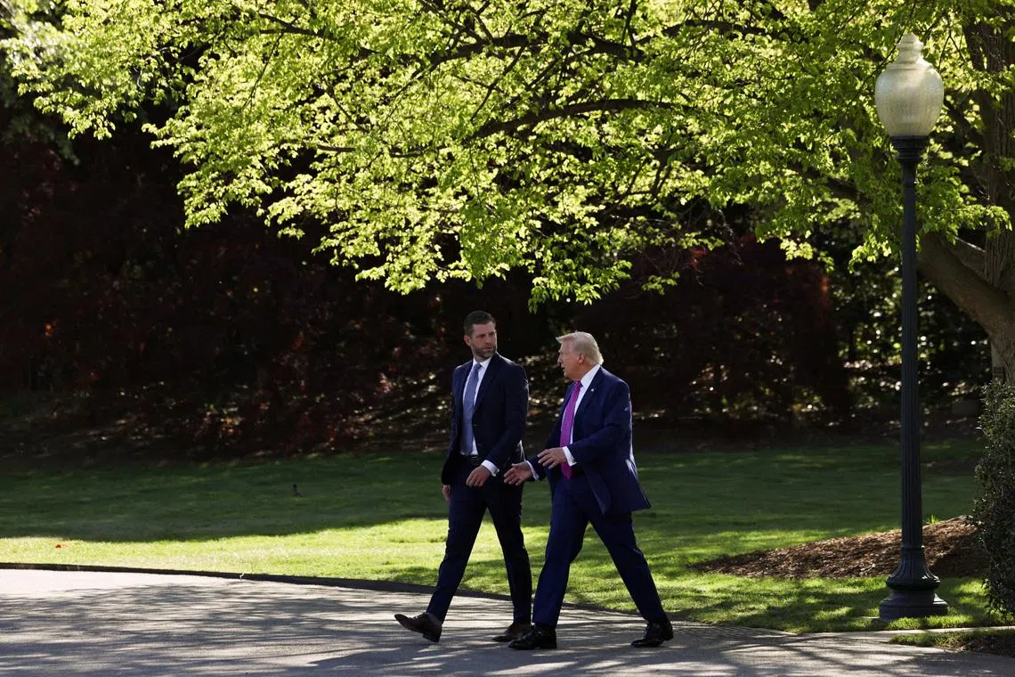 Trump’s son Eric to join father's state visit to China