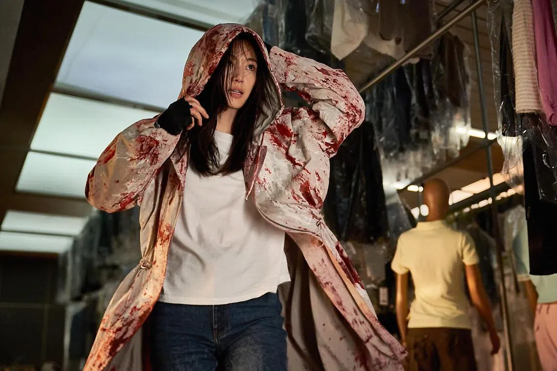 South Koren actress Gianna Jun in Colony.