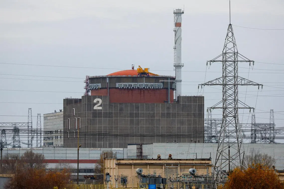 FILE PHOTO: Shortly after invading Ukraine on Feb 24, Russian forces took control of the plant in early March.