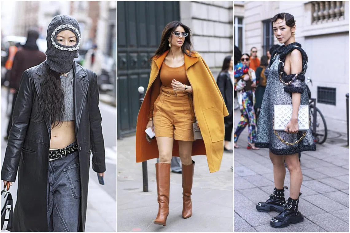 This season's looks.