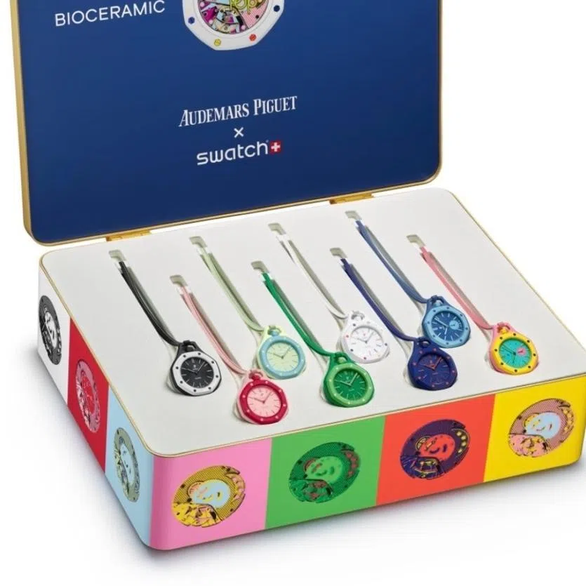 Dubbed the “Royal Pop” watch when it was first teased on Instagram, the pocket watch will be offered in a medley of colour combinations across eight models.