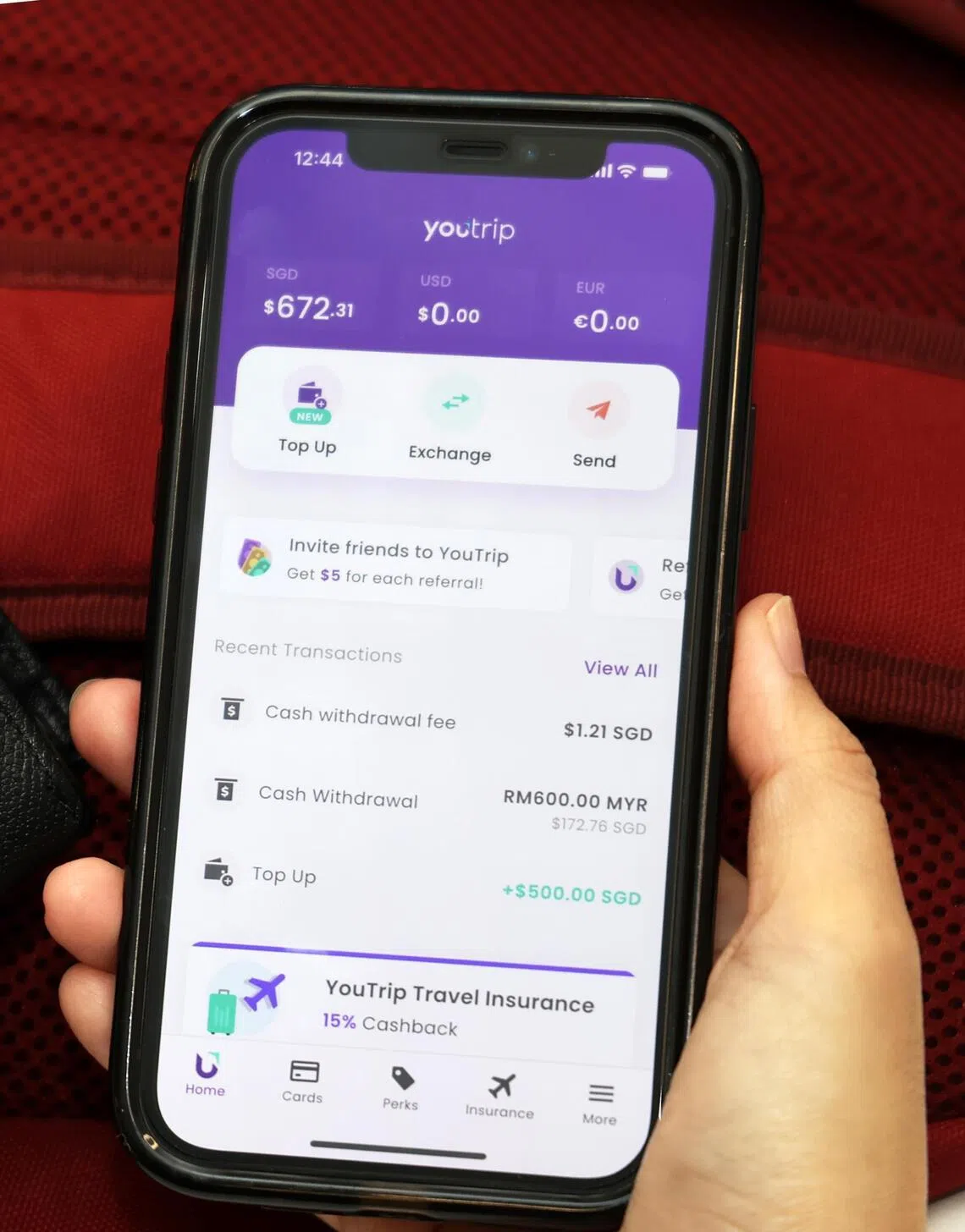 Prepaid e-wallets YouTrip and ShopeePay allow PayNow QR top-ups, a method which the LifeSG app supports.