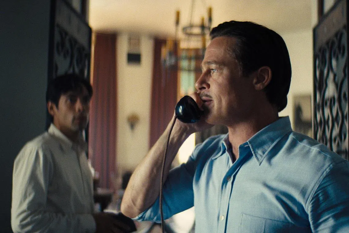 Brad Pitt plays a silent-film star in Babylon.