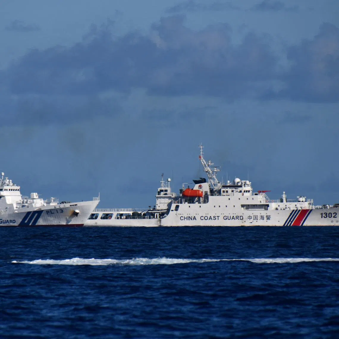 A China Coast Guard vessel sails near a Japan Coast Guard vessel around a group of disputed islands called Senkaku Islands in Japan, also known in China as Diaoyu Islands, September 14, 2025. Hitoshi Nakama/Handout via REUTERS/File Photo