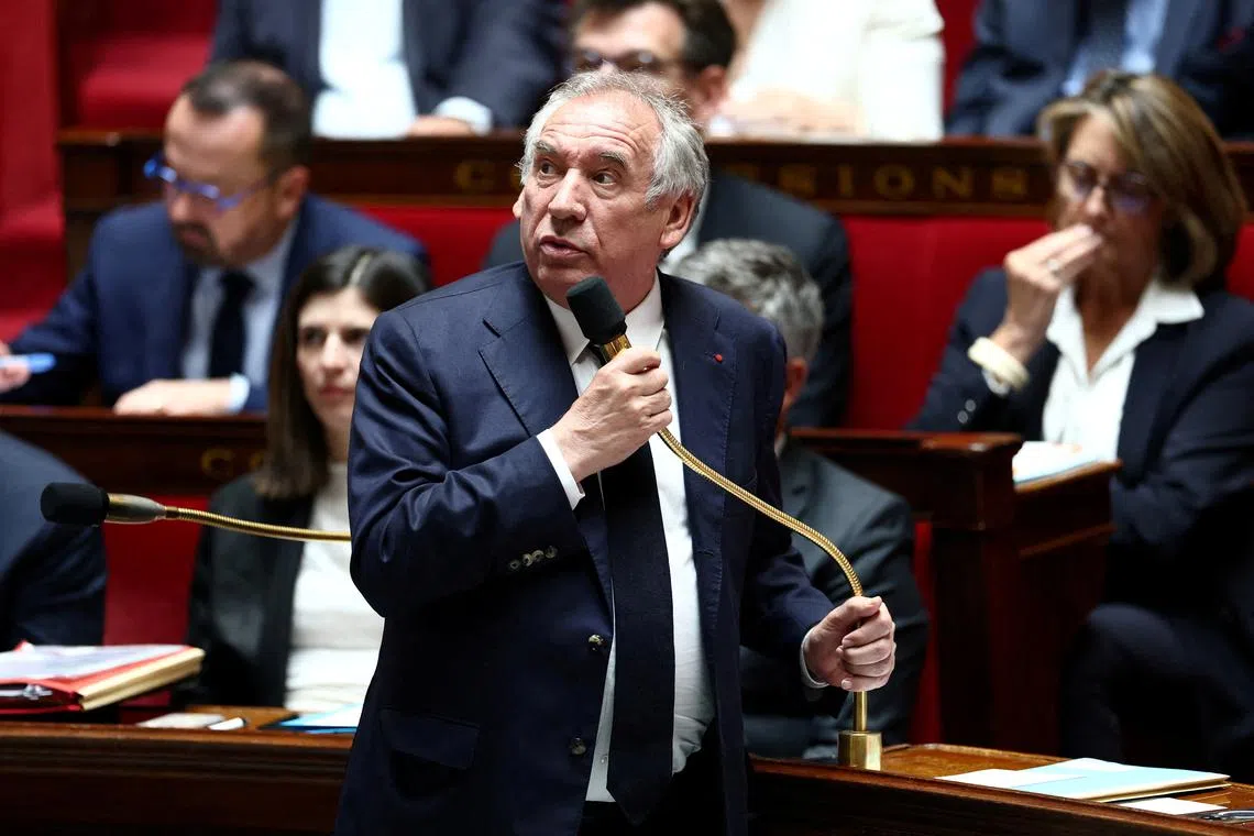 French Prime Minister Francois Bayrou appeared over the weekend to have failed to secure a majority despite a frenzy of talks and media appearances.