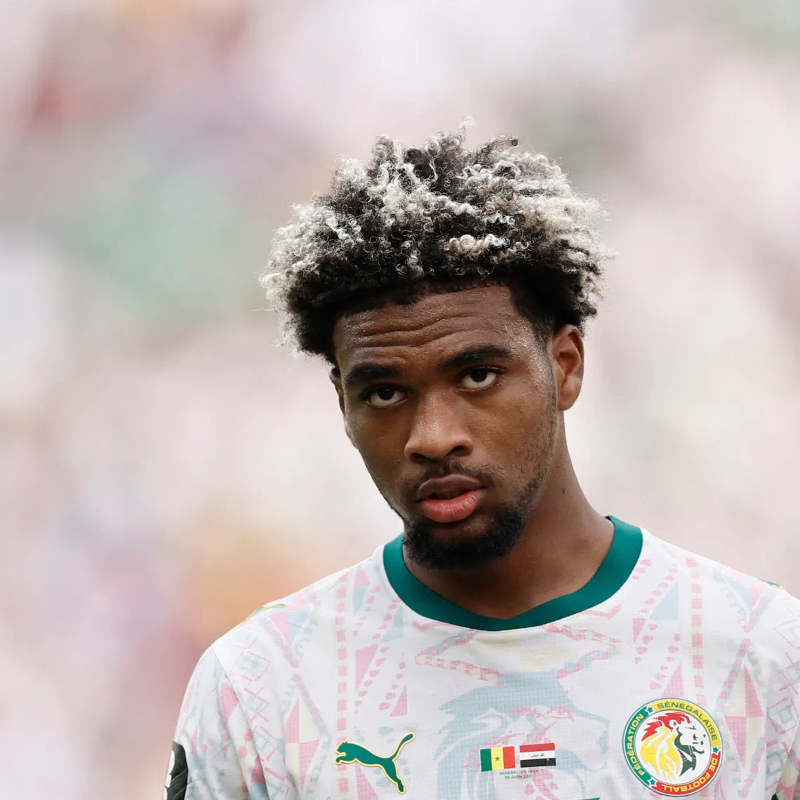 Soccer Football - FIFA World Cup 2026 - Group I - Senegal v Iraq - Toronto Stadium, Toronto, Canada - June 26, 2026 Senegal's Ibrahim Mbaye REUTERS/Benoit Tessier