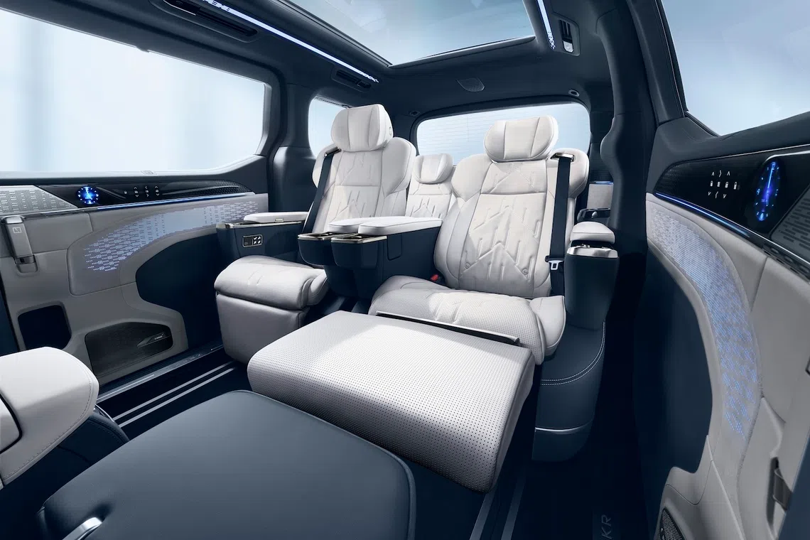 The Zeekr 009 is a six- or seven-seat electric MPV that aims to bring luxury-car comfort to a large family vehicle.
