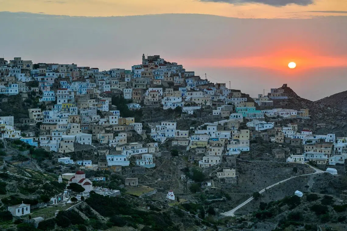 The village of Olymbos on the island of Karpathos, the second largest in Dodecanese group after Rhodes on May 6.