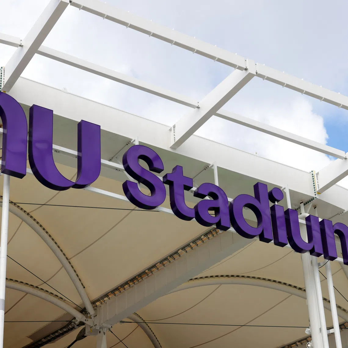 Apr 4, 2026; Miami, Florida, USA; A general view outside the stadium prior to the game between the Inter Miami CF and the Austin FC at Nu Stadium. Mandatory Credit: Sam Navarro-Imagn Images
