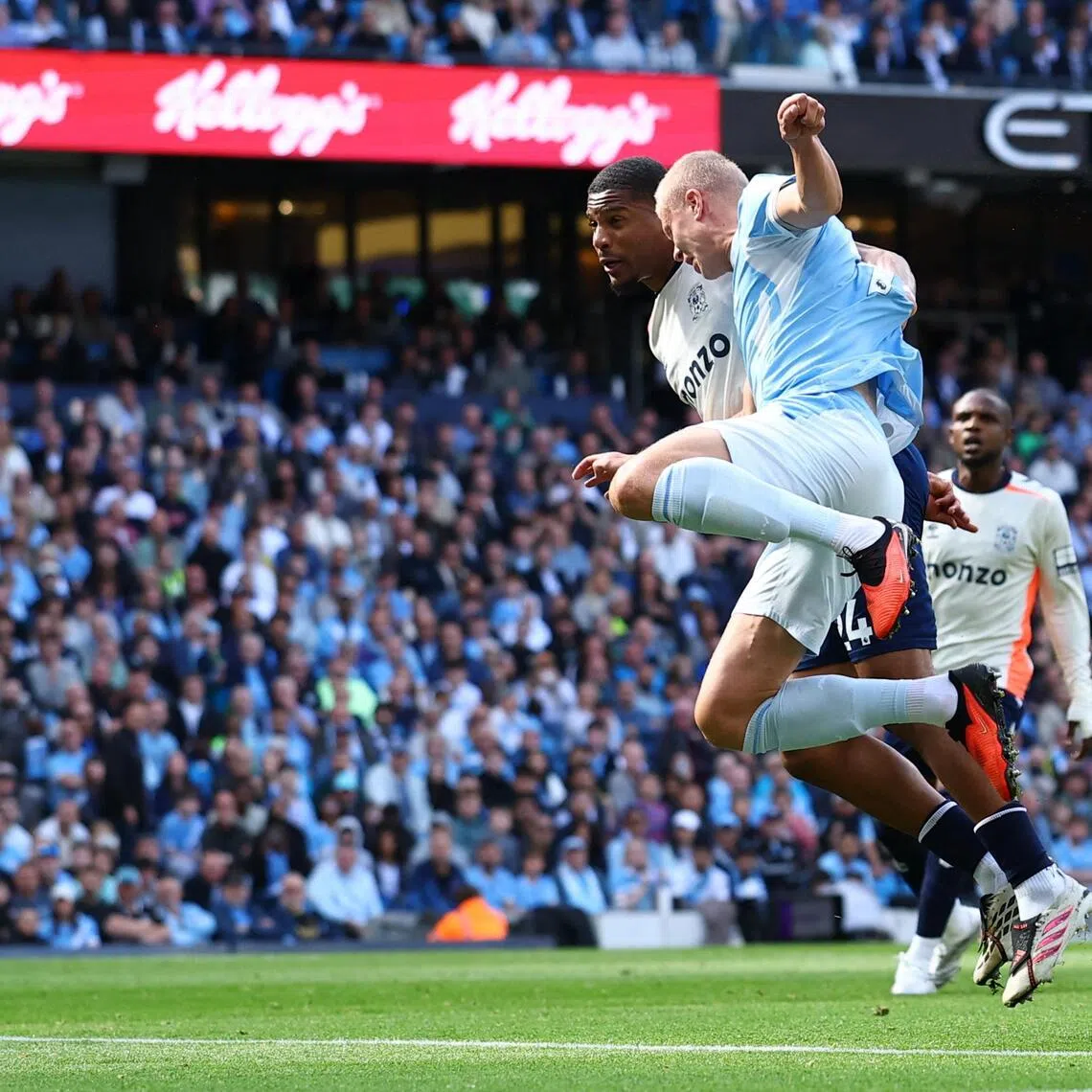 Manchester City’s Erling Haaland scoring the only goal of the match - his 300th club career goal.