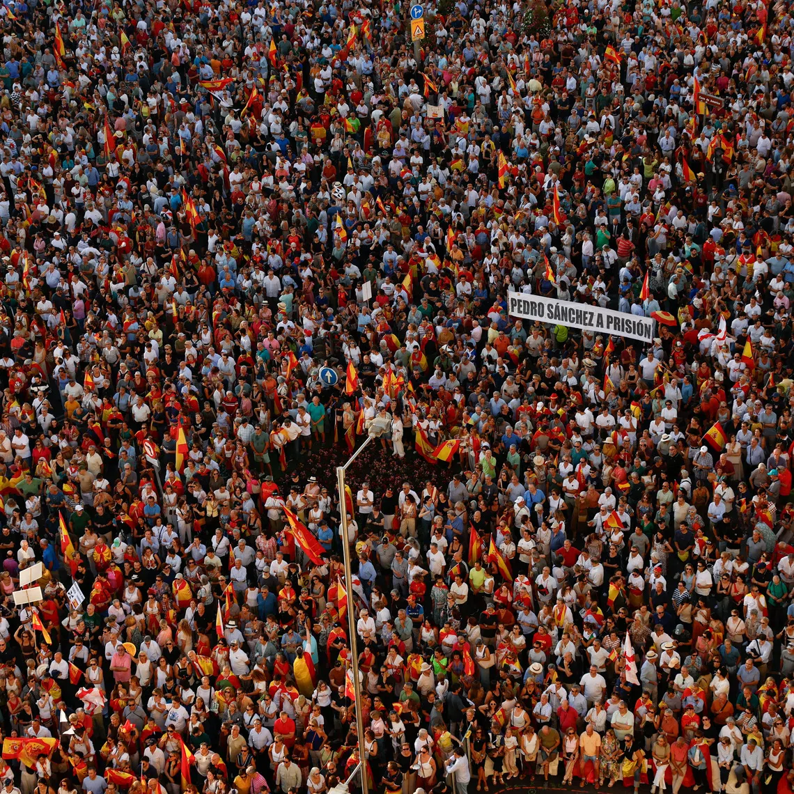 Thousands of people marched through the streets of Ceuta, a city of about 80,000 residents, in a protest that coincided with the annual Ceuta Day.