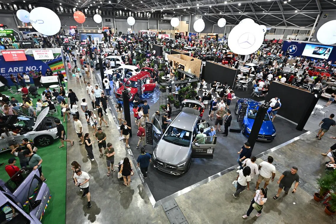 Steady stream of visitors, prospective buyers at The Car Expo 2024 ...