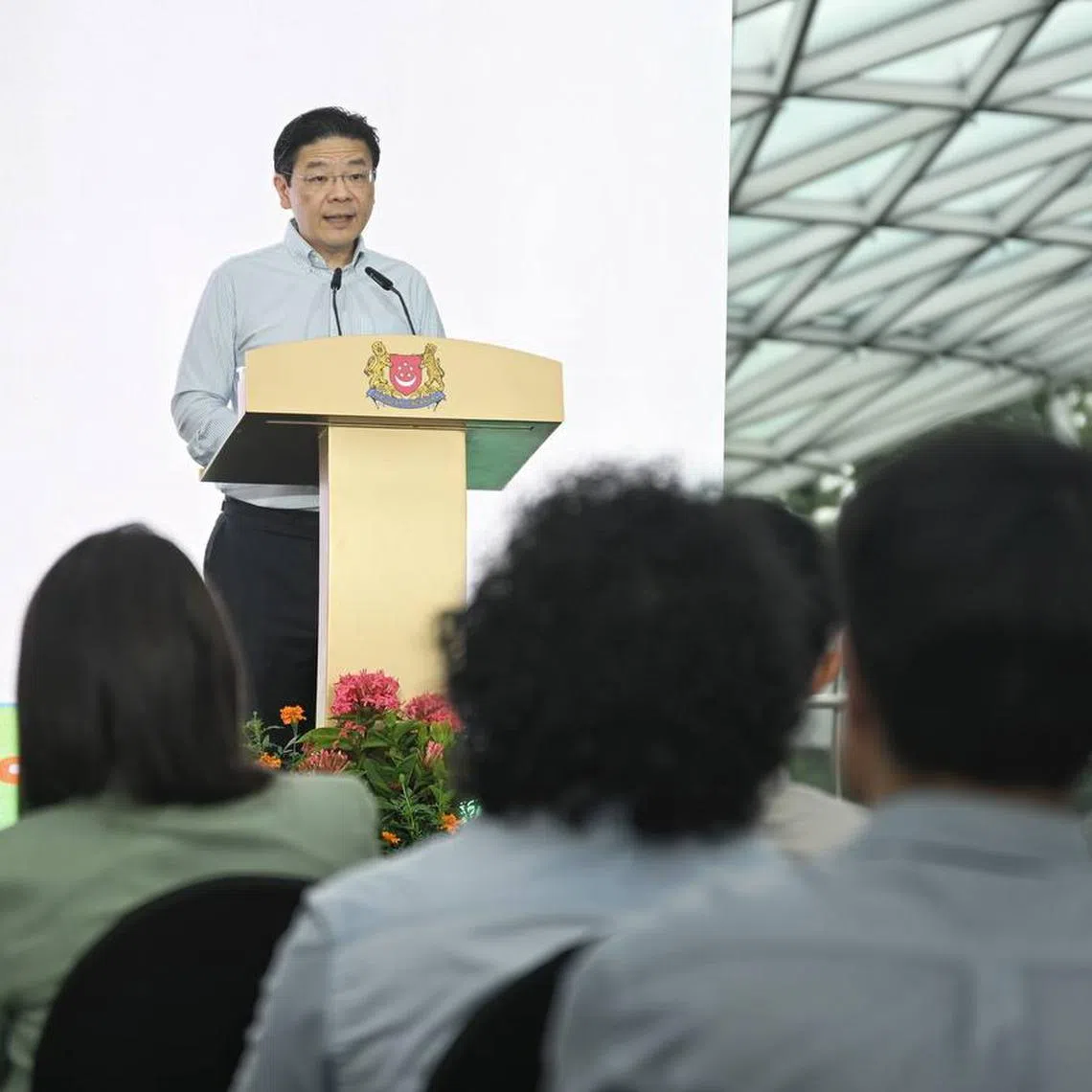 PM Lawrence Wong called on Singaporeans to contribute to shaping solutions for the country.