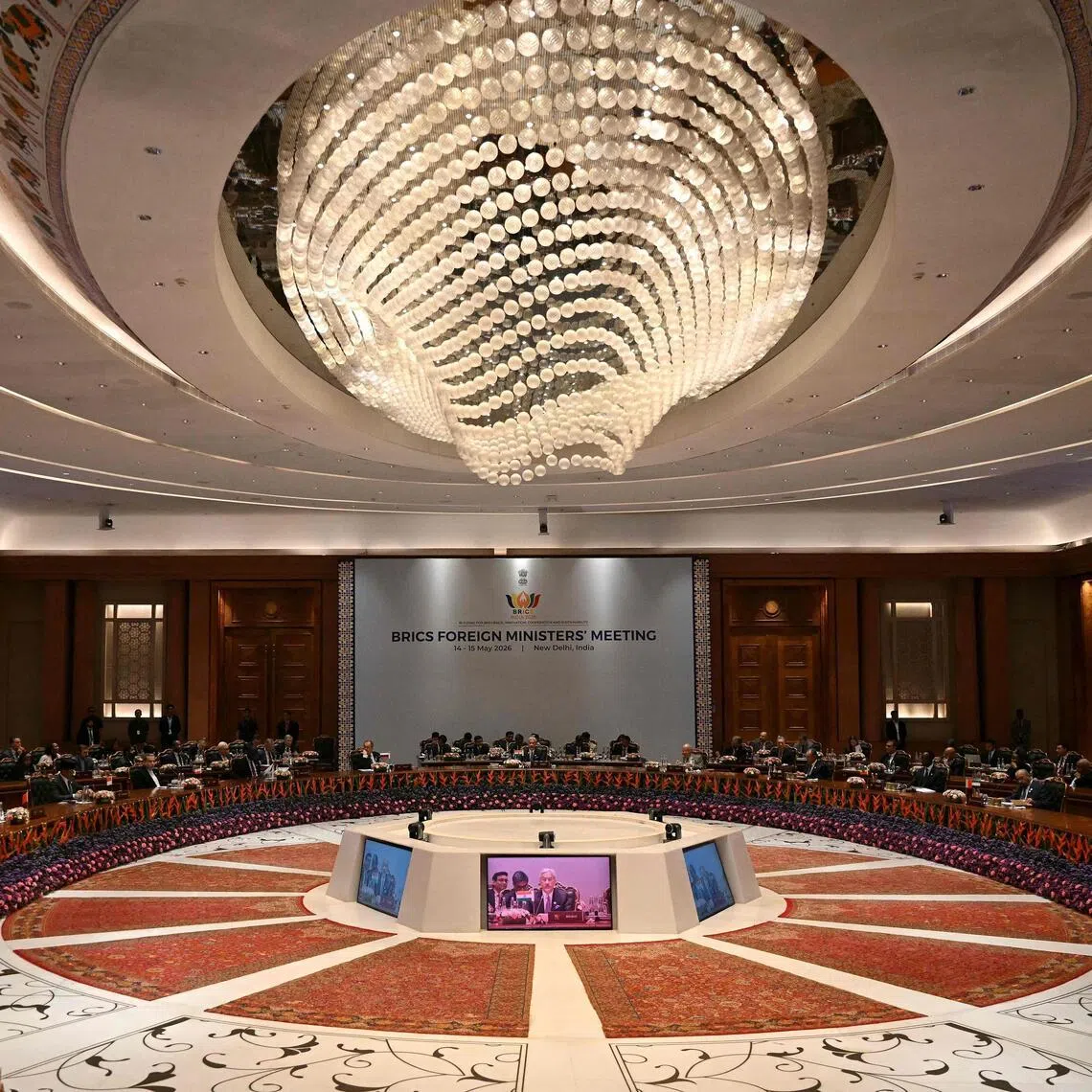 Host India, in a statement, said there were differing views among some members as regards the situation in the West Asia/Middle East region.