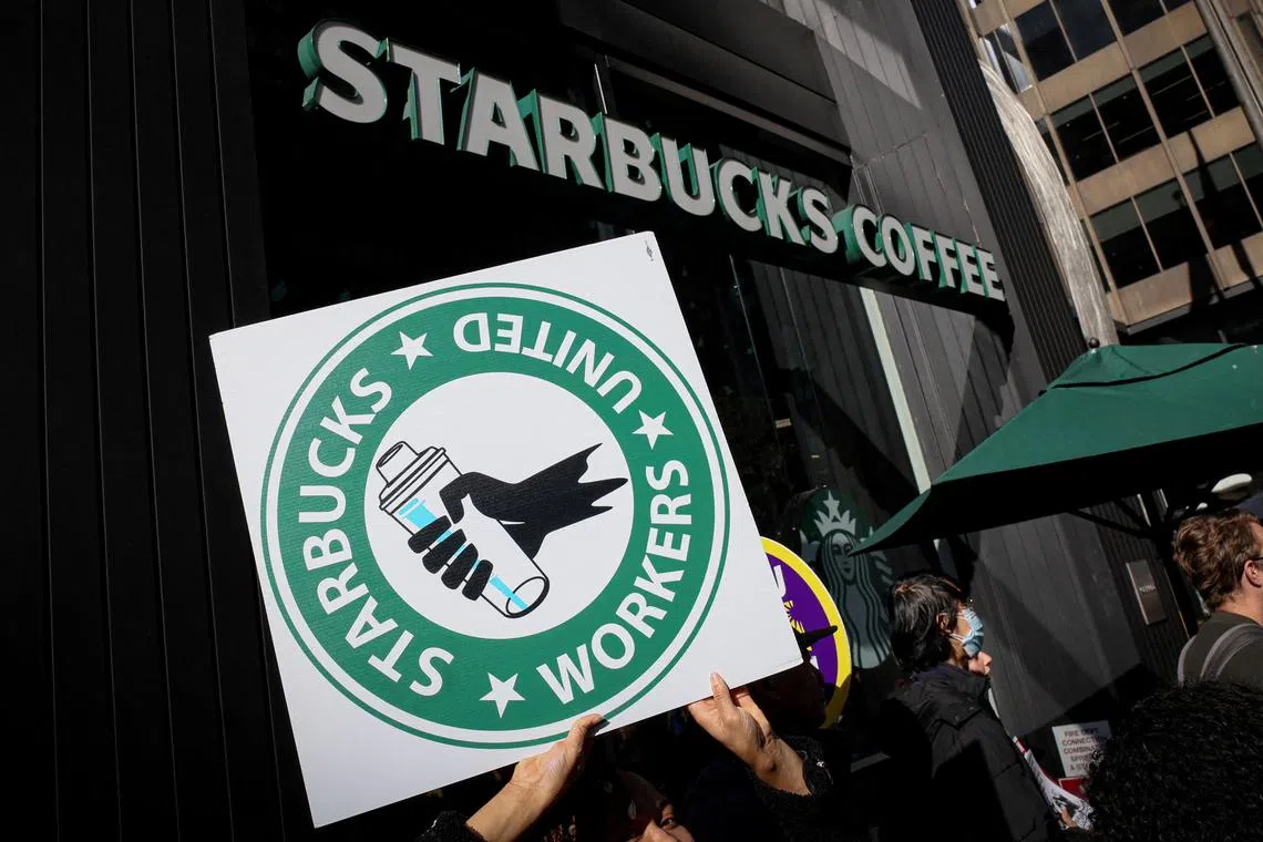 Starbucks is the latest company to shift from carrots to sticks in the ongoing return-to-office battle that has been playing out at workplaces. 