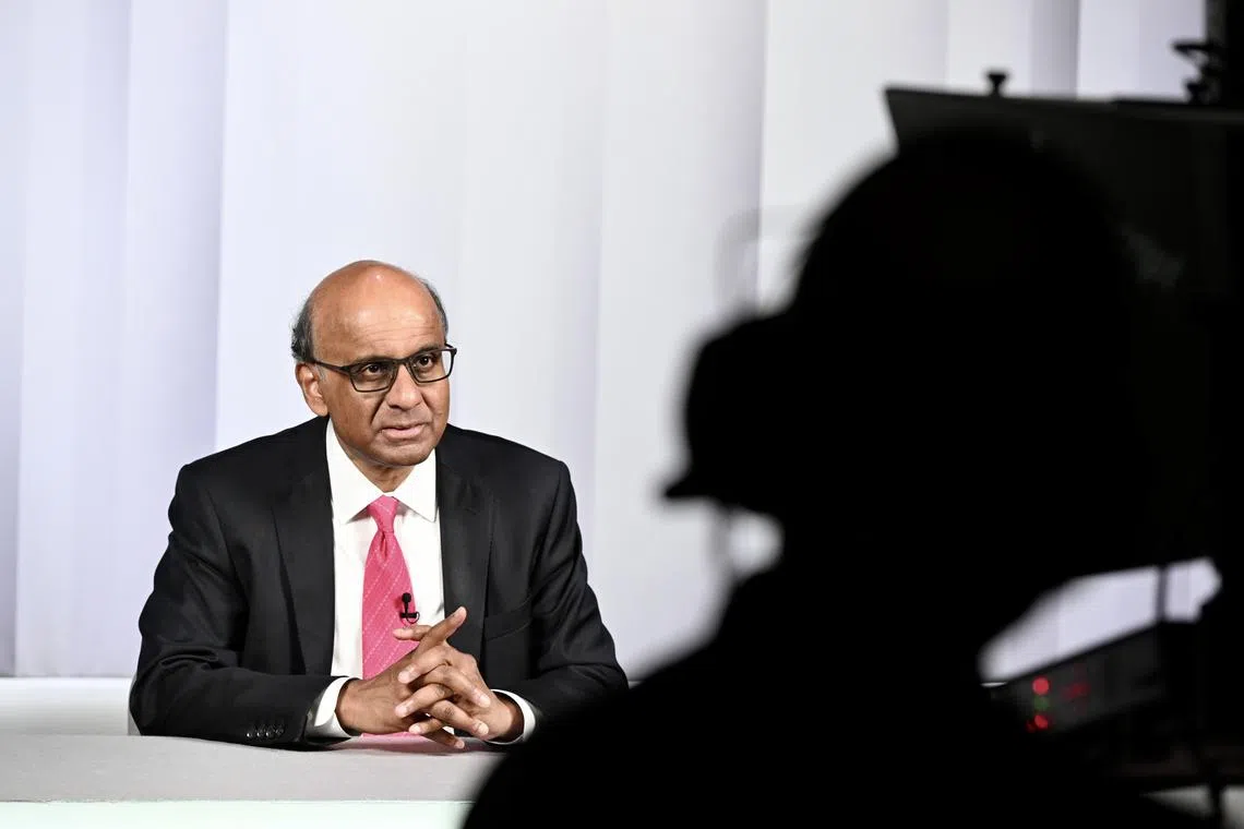 Former senior minister Tharman Shanmugaratnam sought to emphasise his independence of mind and the need to have respect for all.