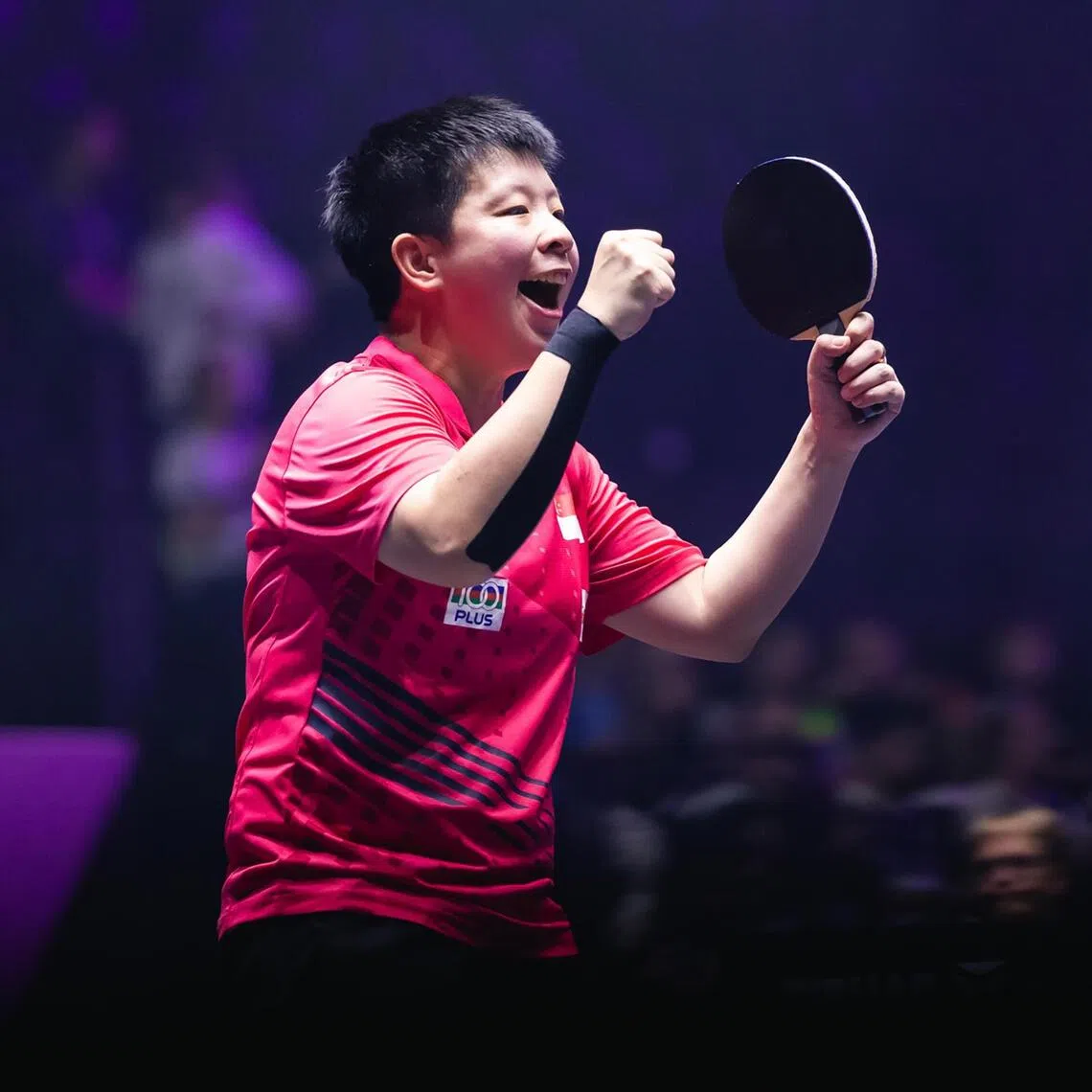 Singapore’s Zeng Jian eliminates Japan’s world No. 13 and defending champion Satsuki Odo from the US$500,000 (S$649,000) World Table Tennis Champions Montpellier women’s singles event with a 3-2 (8-11, 11-9, 12-10, 10-12, 11-2) win in the first round on Oct 29.