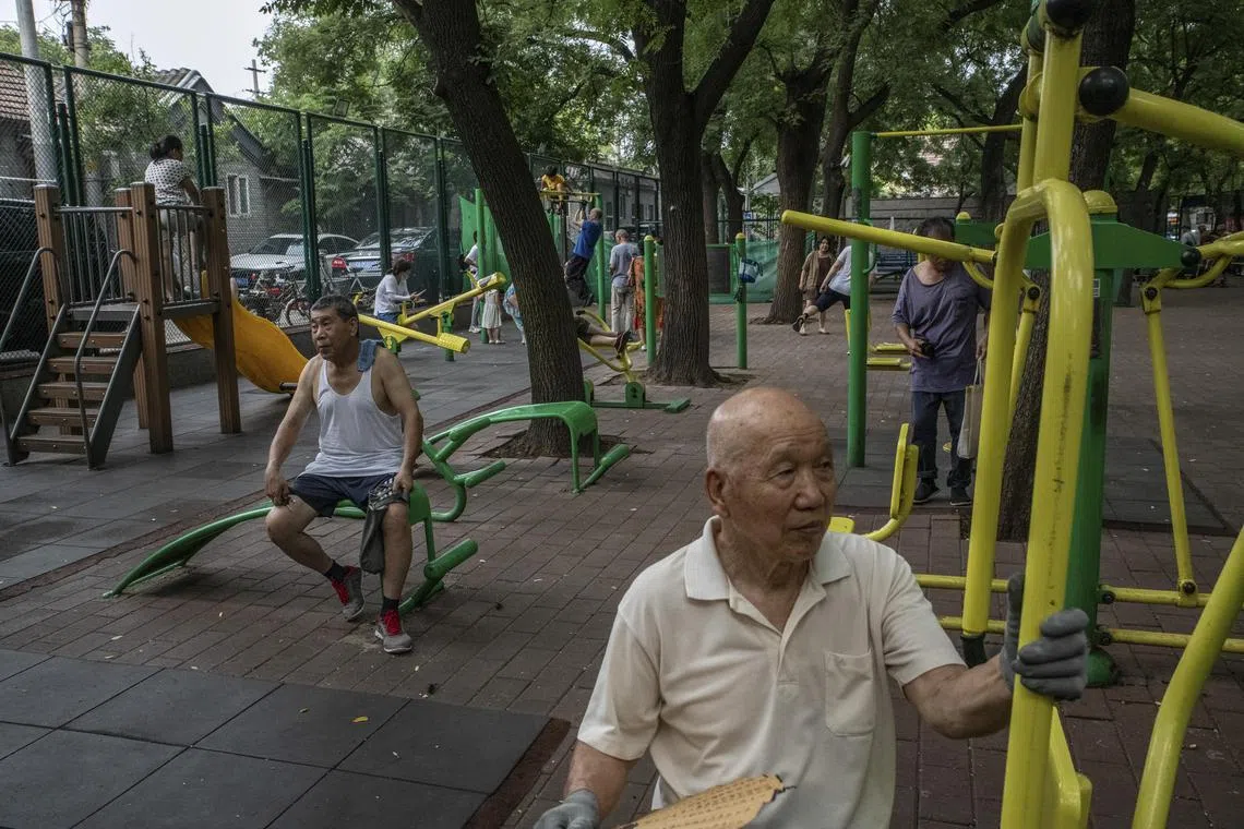 The change puts China on the same course of both ageing and shrinking as many of its neighbours in Asia.