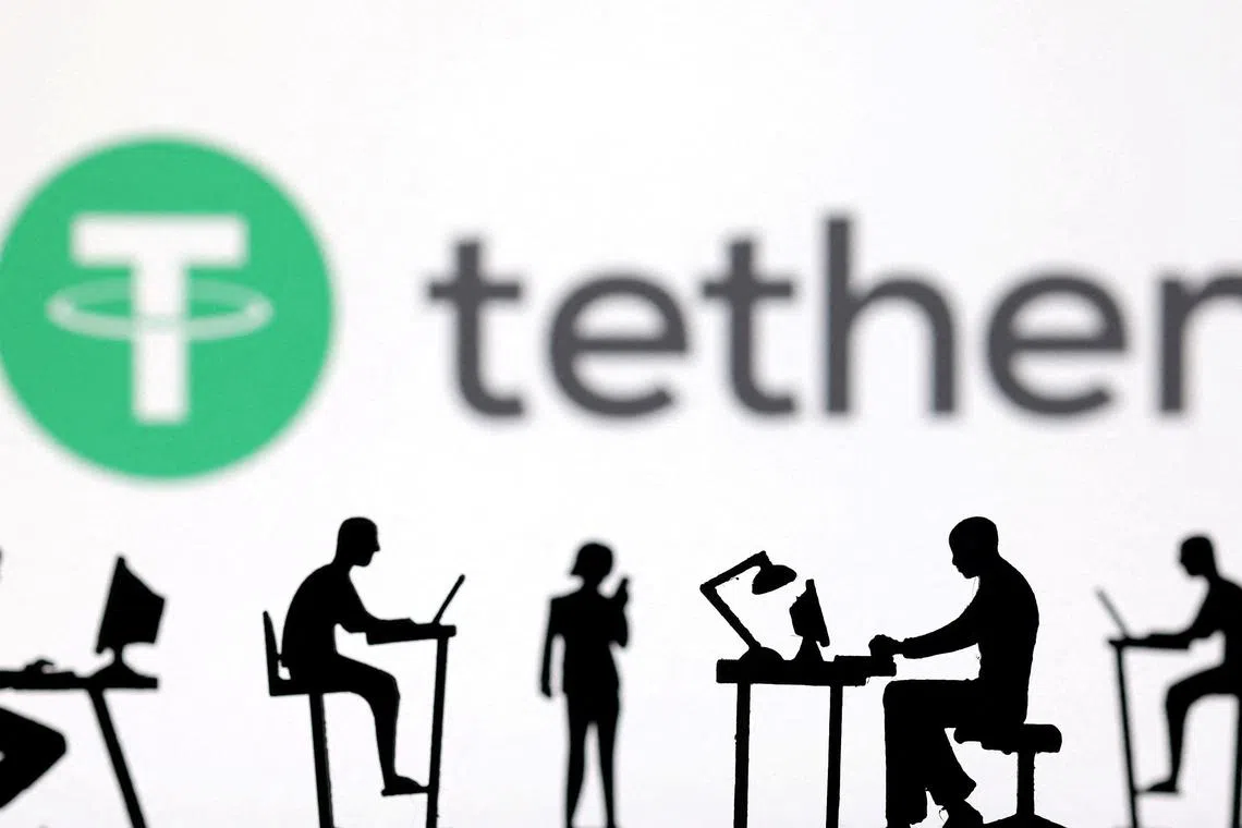 Tether’s US dollar-pegged token (USDT) accounts for roughly two-thirds of the US$212 billion (S$290 billion) worth of stablecoins in circulation.