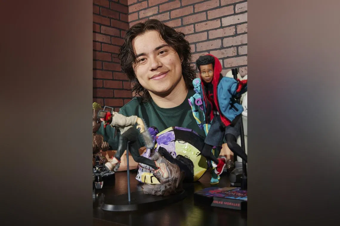 Evan Lee, better known as EvanTube, in his childhood bedroom in El Dorado Hills, California, on April 19.