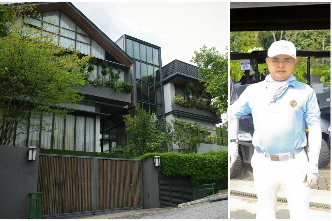 Six of Su Binghai's companies are registered to his home address in Singapore, a rental good class bungalow in Jalan Asuhan.