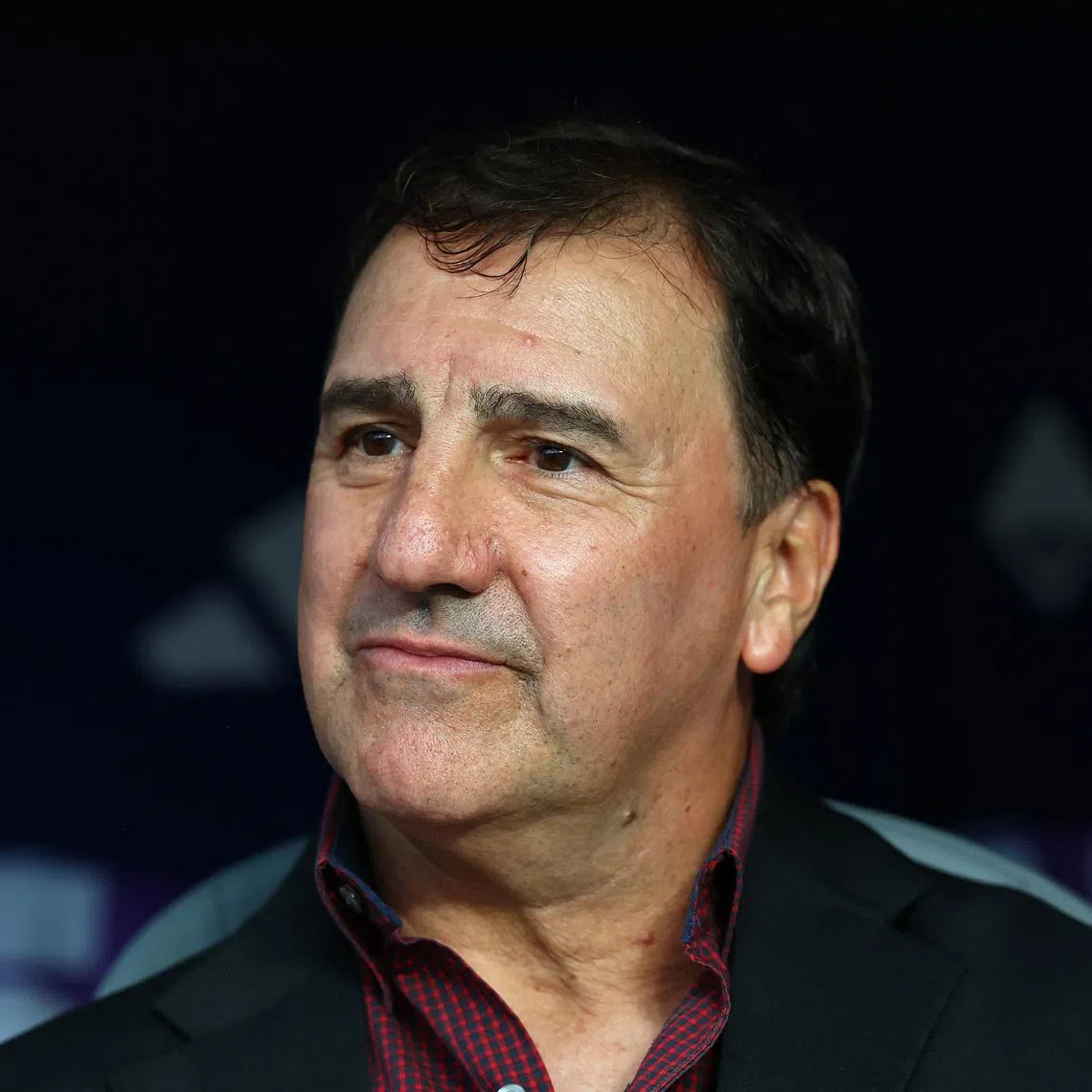 Soccer Football - FIFA World Cup 2026 - Round of 32 - Colombia v Ghana - Kansas City Stadium, Kansas City, Missouri, U.S. - July 3, 2026 Colombia coach Nestor Lorenzo before the match REUTERS/Bernadett Szabo