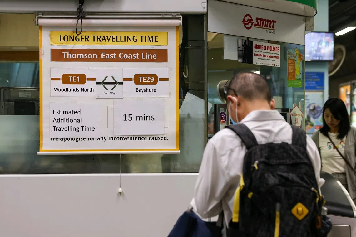 The webpage will consolidate information on lines operated by both rail operators SMRT and SBS Transit, and provide live information during disruptions.